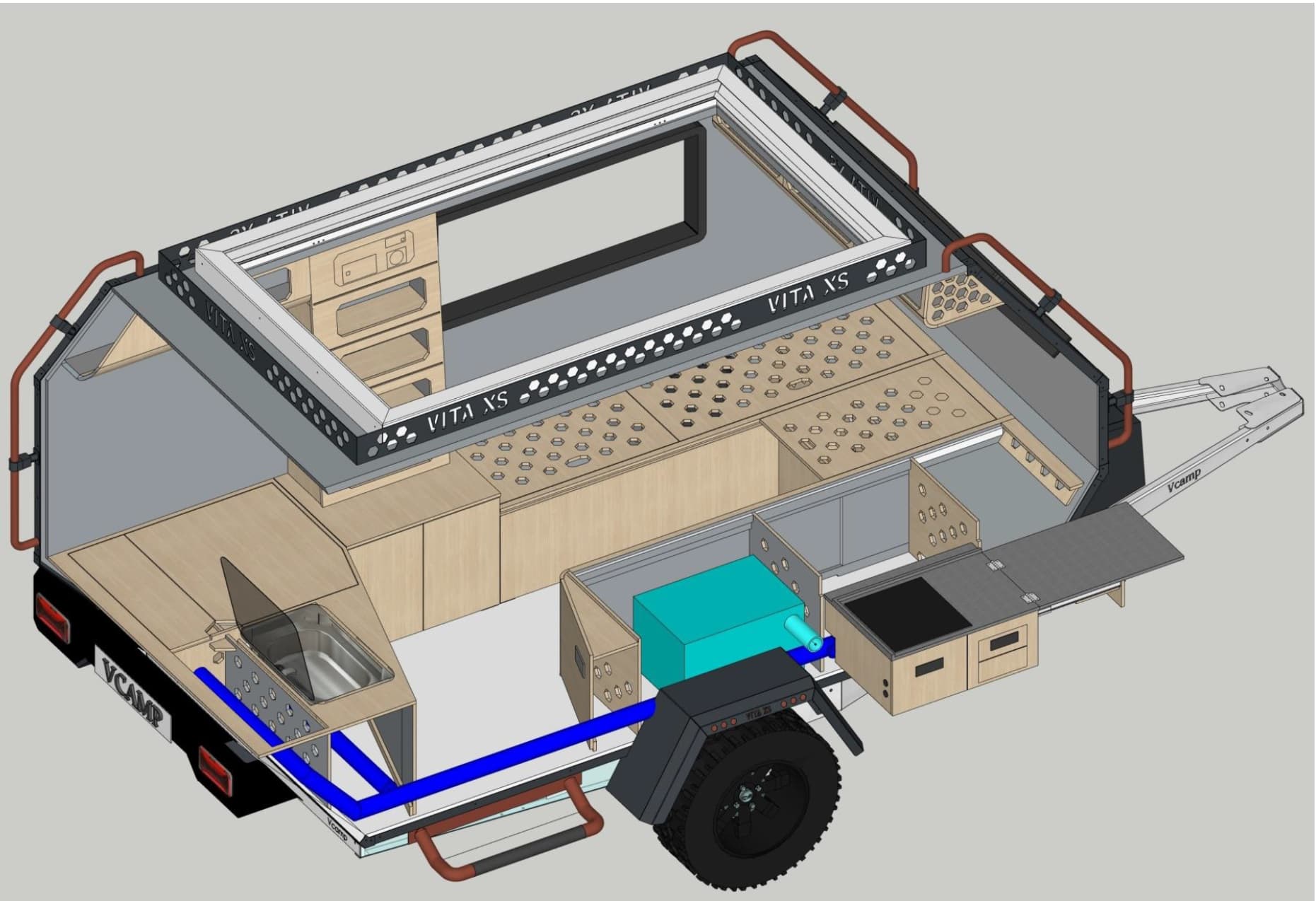 Offroad Compact Caravan | VCAMP VITA XS - 24