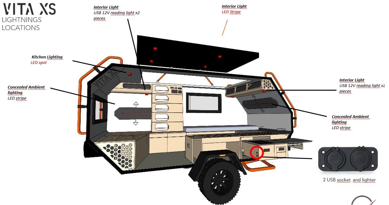 Offroad Compact Caravan | VCAMP VITA XS - 5